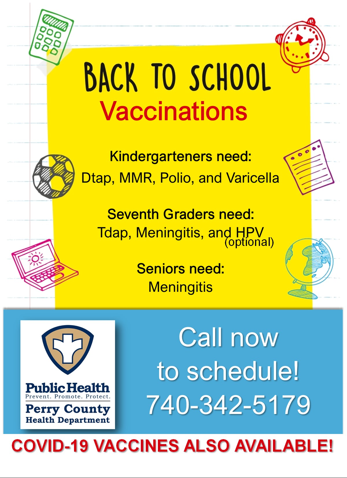 back to school immunizations ad